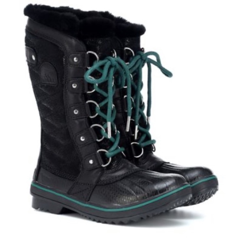 Rare! Sorel Tofino II Lux Winter Boots Black Women NWOT